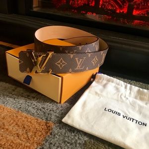 LV INITIALES BELT 40MM